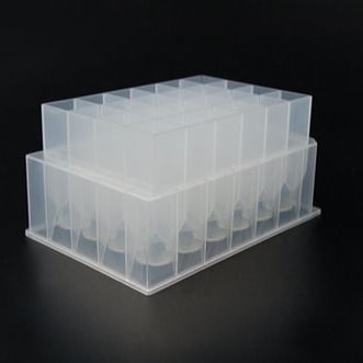 正方形の井戸Vの底24深い井戸は大きい容積のサンプル清浄器のための15mL適合をめっきする